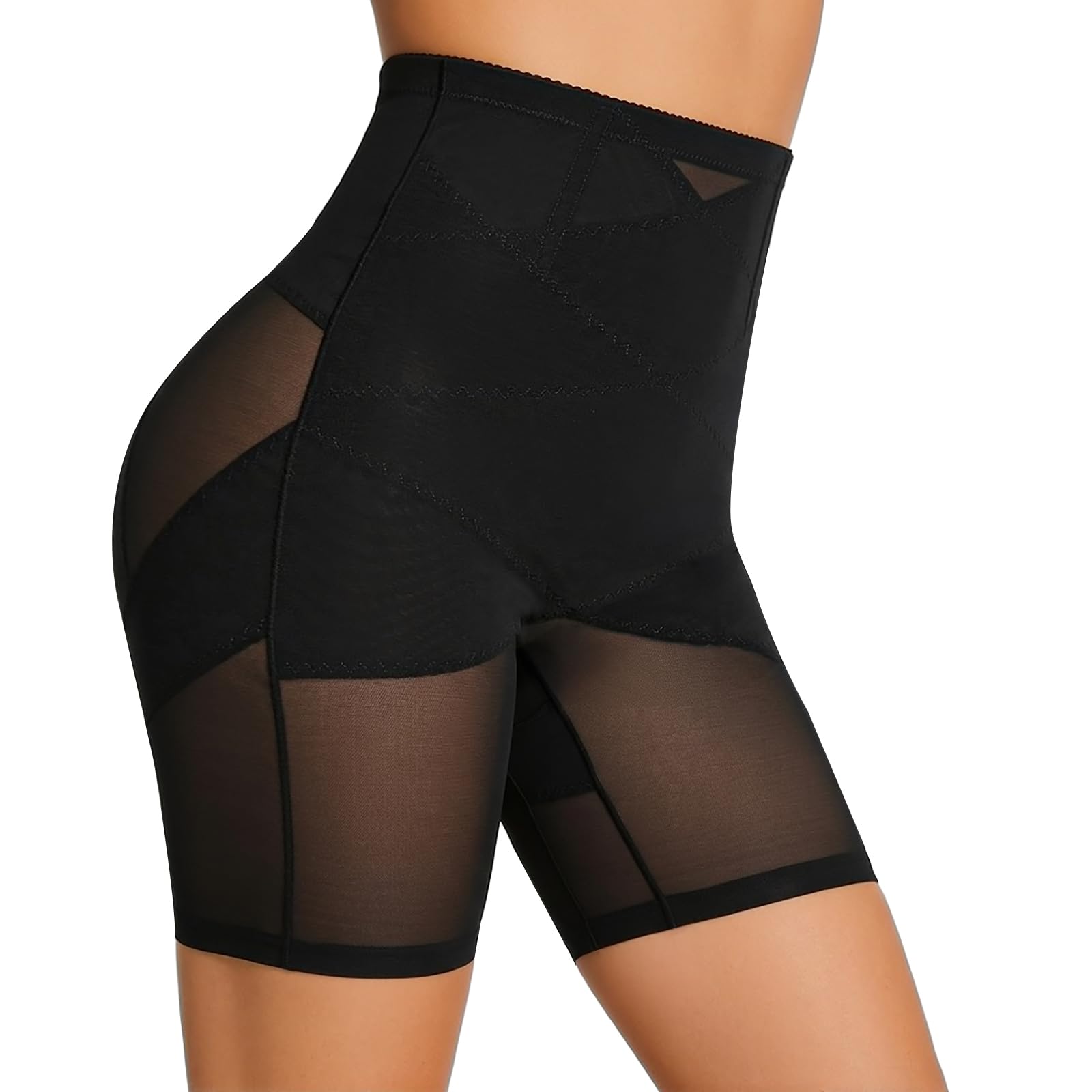 Bielizna modelująca damska bielizna modelująca z wysoką talią, oddychające krzyżowe style, niewidoczne modelujące wyszczuplające brzuch i pośladki