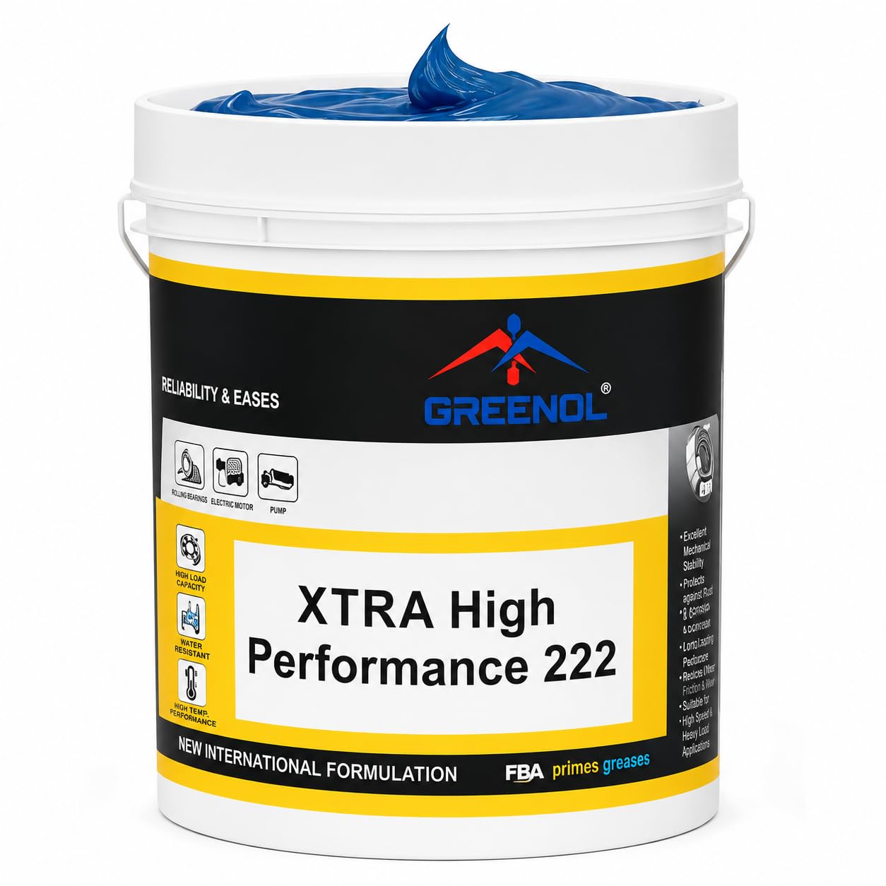 GREASE XTRA HIGH PERFORMANCE - 222 Premium Lithium Complex Grease Solution. By GREEKOL® (1KG PACK)-image-15