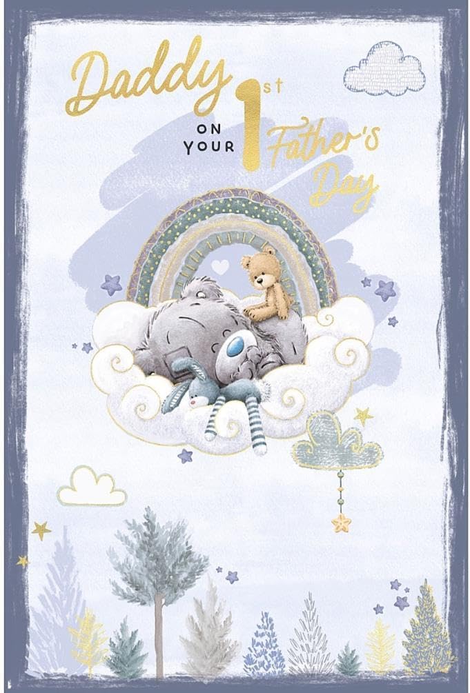Me To You Bear Daddy 1st Father's Day Tiny Tatty Teddy Card