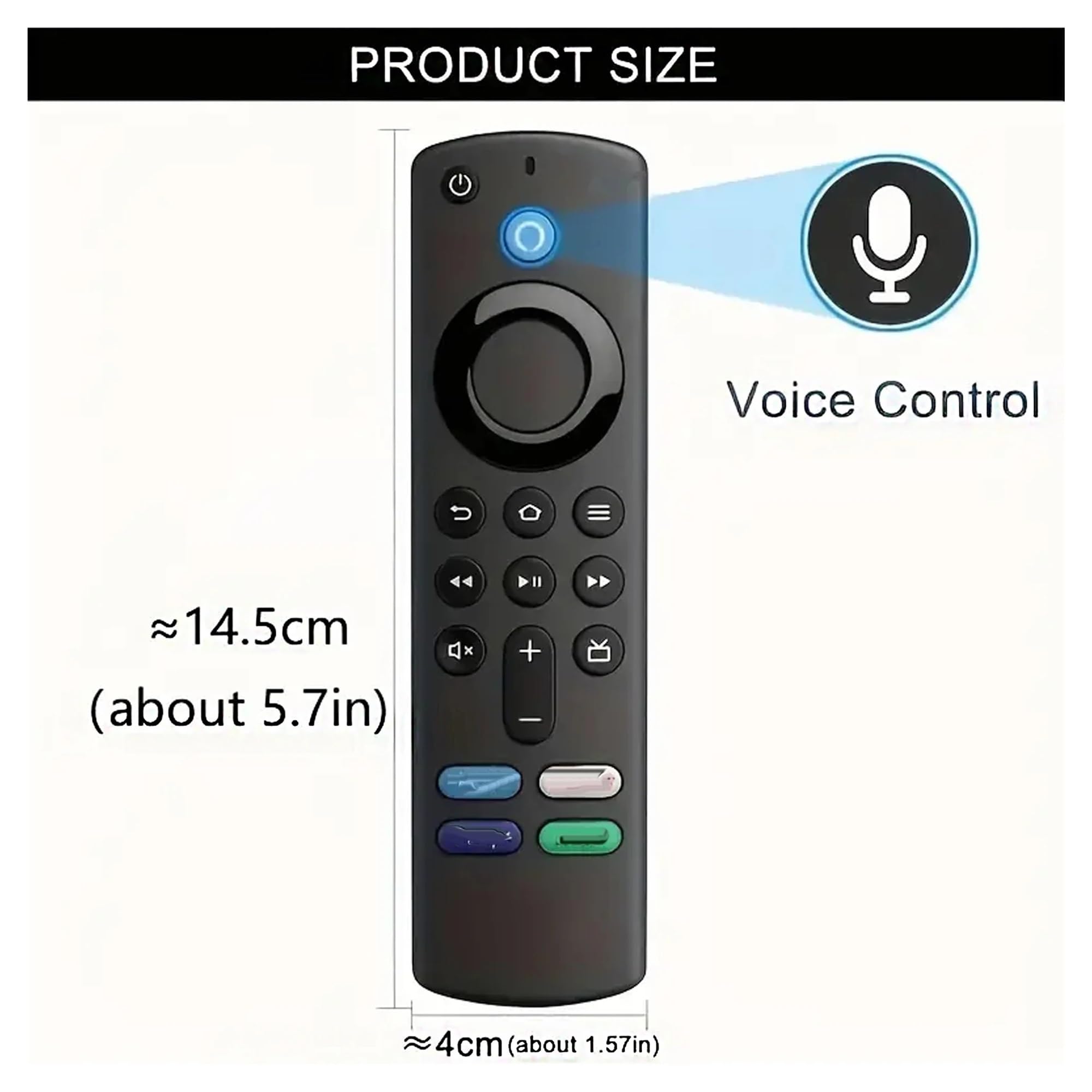 Pilot zamienny głosowy L5B83G do telewizorów TV Stick 2./3./4K 3. generacji