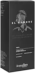 Acquaflora Preto Kit Coloração Creme Semipermanente El Hombre