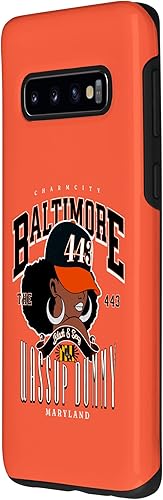 Miniatura 2 de Galaxy S10 443 Area Code Baltimore Maryland Flag Blaq Girl Bmore Pride Case