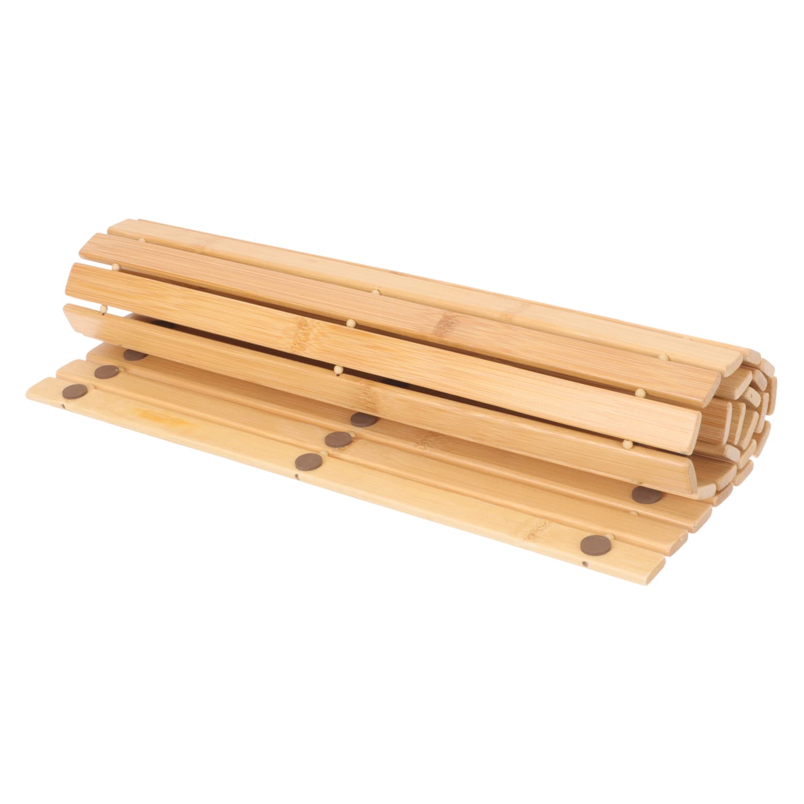Alipis Tapis De Bain Bambou Antidérapant Tapis De Sol pour Salle De Bain Facile à Nettoyer