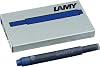 Lamy T10 Ink Cartridges Blue 1 Packet With 5 Cartridges