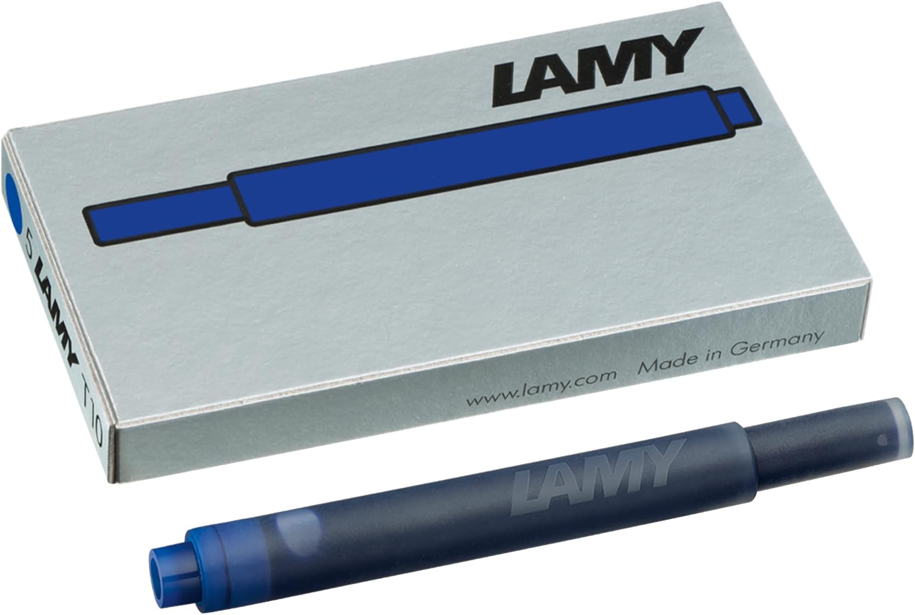 Lamy T10 Ink Cartridges Blue (1 Packet With 5 Cartridges)