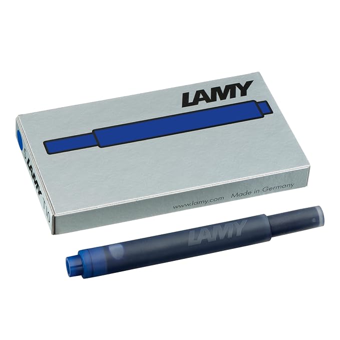 Lamy T10 Fountain Pen Ink Refills -Pack of 4, Blue