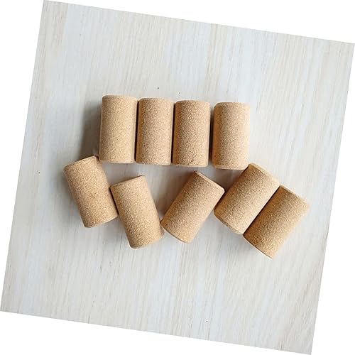 Miniatura 8 de KICHOUSE 10 piezas de repuesto para proyectos de fabricación de tapones de madera, tapas de barra de vino y cerveza, cierre para micropartículas,