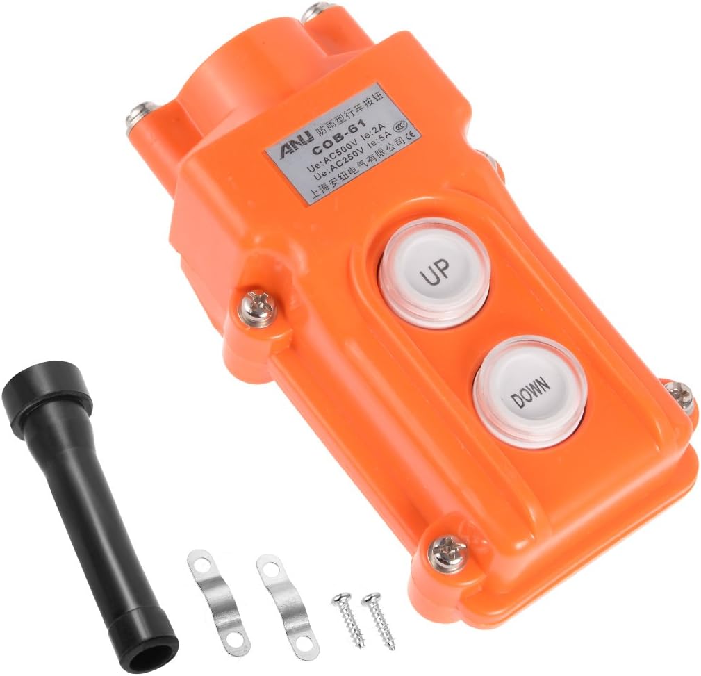 sourcing map Hoist Crane Pendant Control Station Push Button Switch Up
