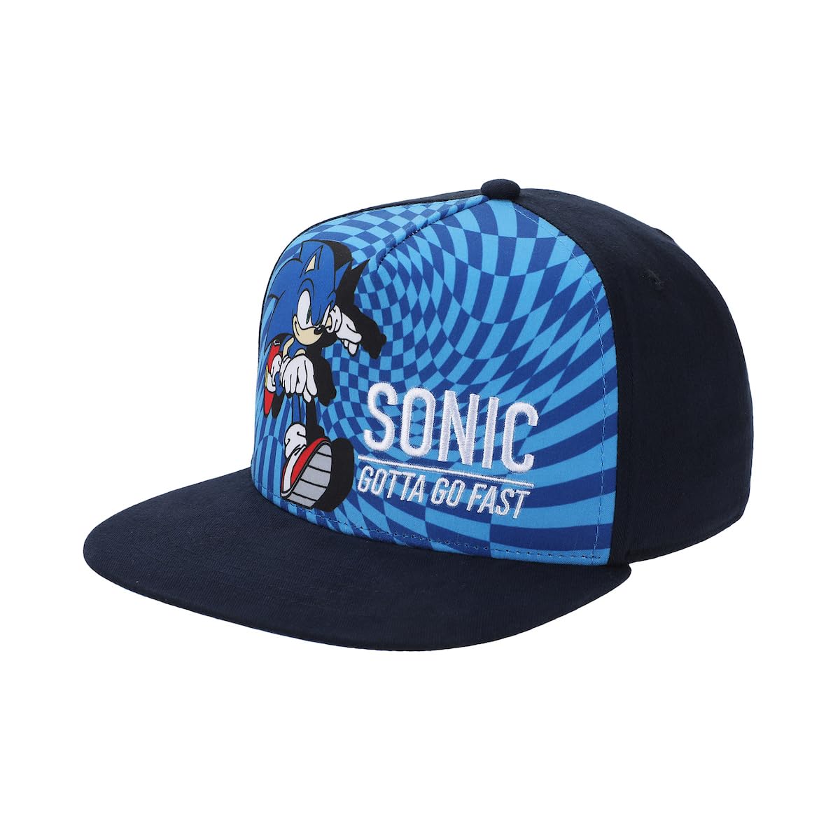 Bioworld Sonic The Hedgehog Gotta Go Fast Youth Blue Snapback Hat