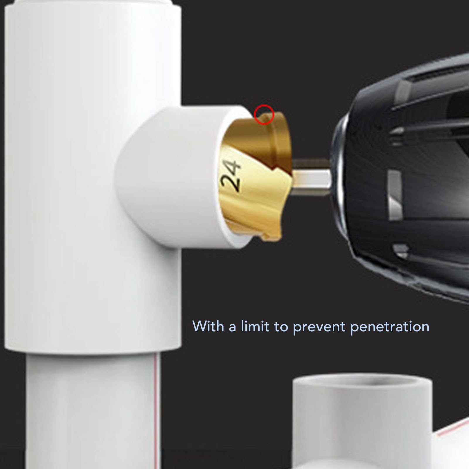 Changan-foret Hexagonal 6 Pièces Acier Rapide 635mm Tige Hexagonale