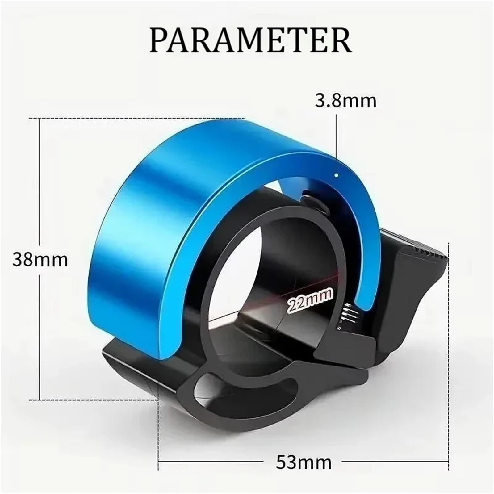 Campanello per bicicletta 5pcs Soud Uso per la sicurezza della bici Chiamata Ciclismo MTB Manubrio Corno Accessori Bici Campanello Bicicletta Camp