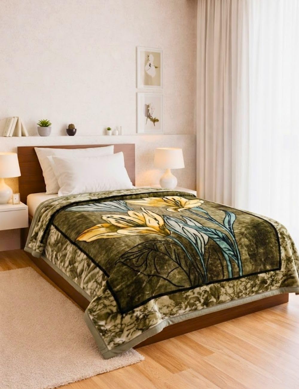 Signature Exclusive Chanakya Supersoft Luxury Heavy Winter Double Ply Single Bed Mink Blanket | 100% Polyester | 160cm X 220cm | Royal Luxe Comfort for Extreme Cold (Cinnamon)-image-39