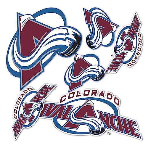 Desert Cactus Colorado Avalanche Sticker NHL Team National Hockey League Vinyl Decal Laptop Water Bottle Car Scrapbook Sheet (Type 1-1)