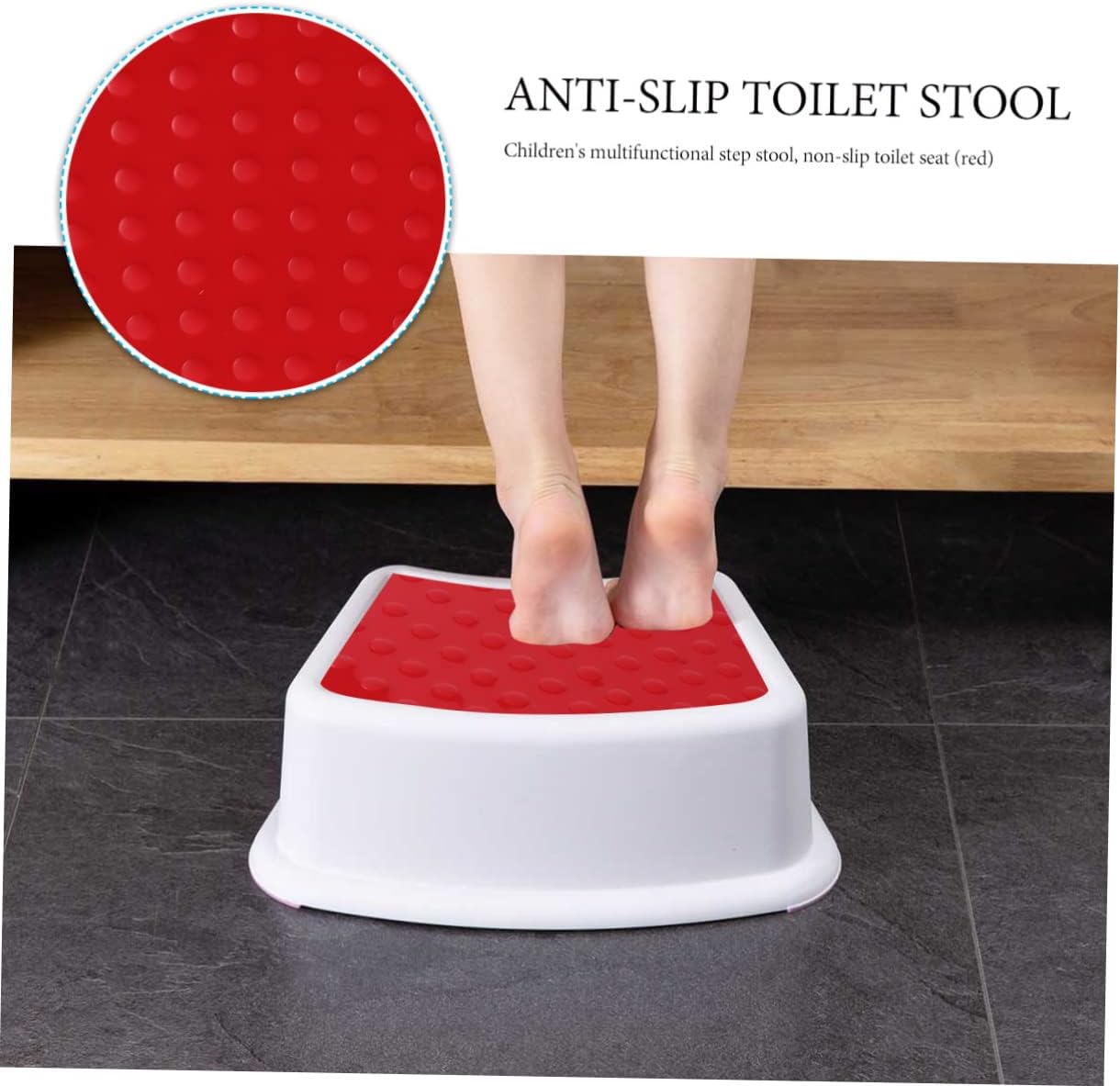 Happyyami 1pc Portable Boys and Girls Stool Small Stool for Sitting Boys and Girls Step Lightweight Material Safe for