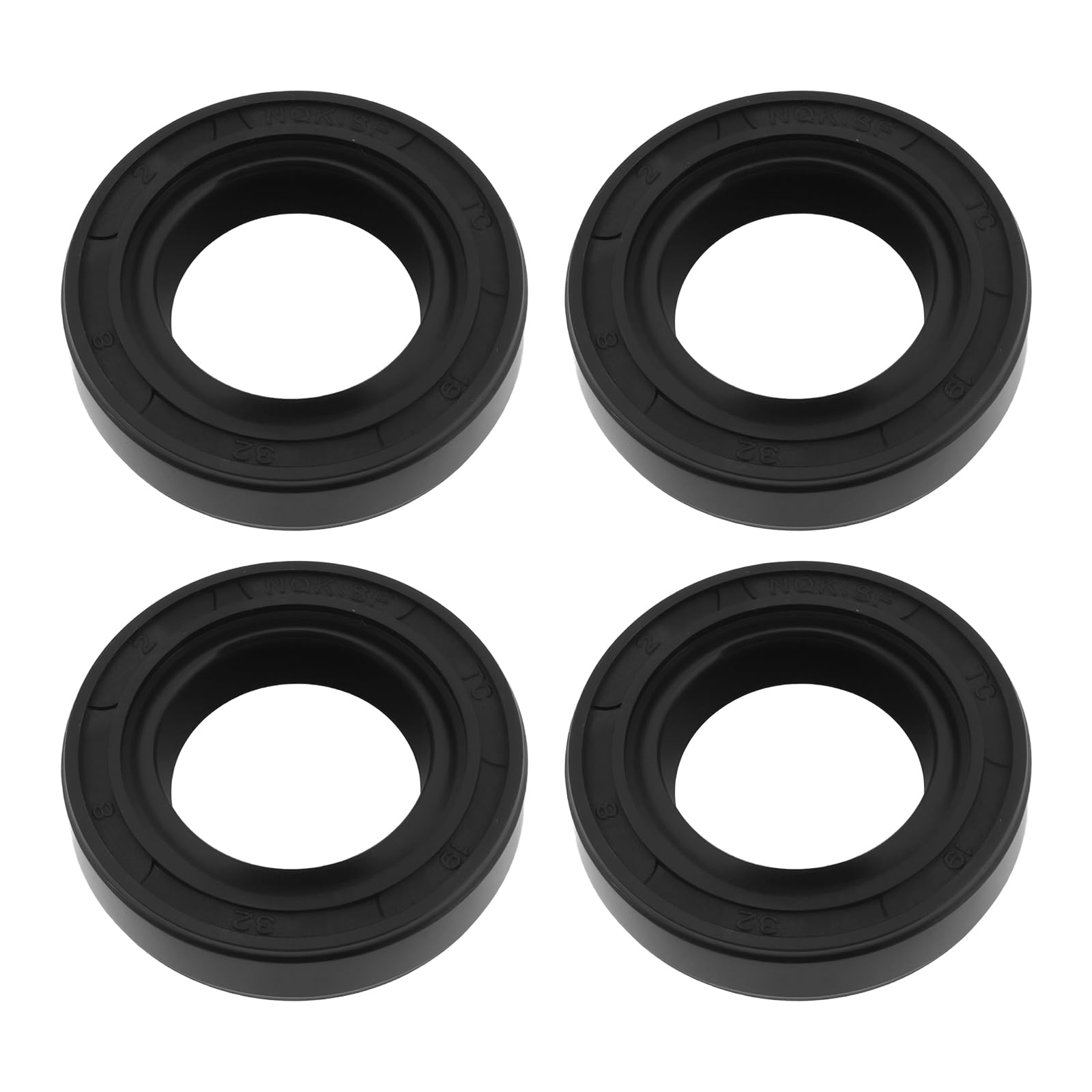 The Lord of the Tools 4 Pcs Axle Oil Seal 19x32x8mm Compatible with Tuff Torq K55B K46F K46 T40 Compatible with Husqvarna 583349301 535402837
