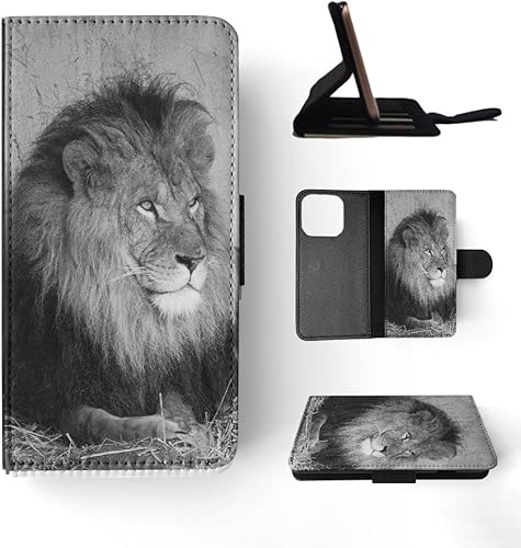 Miniatura 1 de Majestic African Lion Pride #10 FLIP Wallet Phone CASE Cover for Apple iPhone 15 PRO