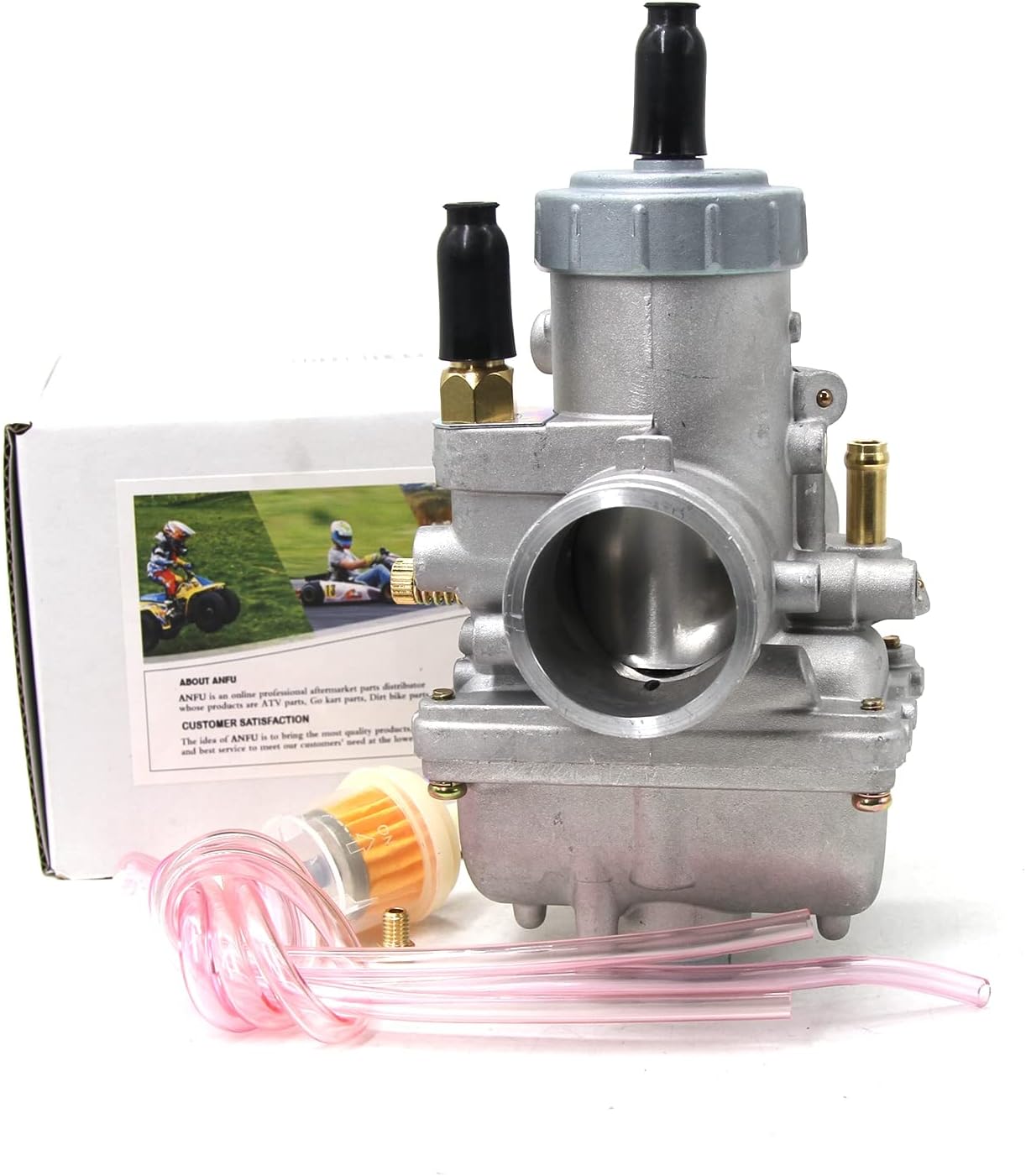 Anfu Carburetor Replaces for Xplorer 250 Trail Blazer 250 Xpress 300 Xplorer 400L Sportsman 400 4 Stroke Only Replaces 3130710 3130493 3130642