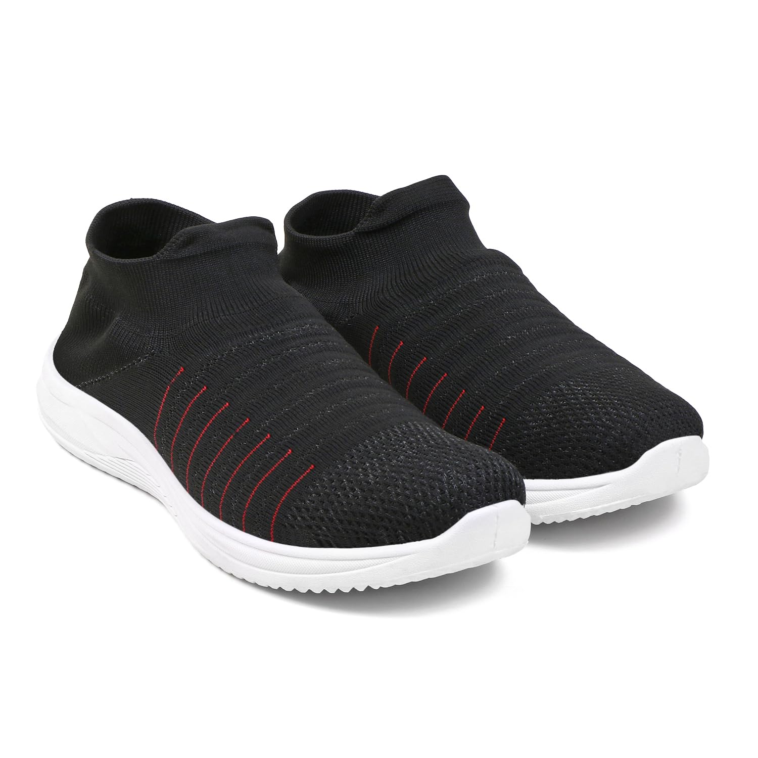 XENIX Light Weight Breathable Knitted Men Socks/Slip-on Sports Shoes for Jogging & Cycling, Training |Premium Socks Sports Shoes|Eva Socks Knitted Running Shoes (Black, 9) (B0CKMYYZDL) Amazon Price History, Amazon Price Tracker