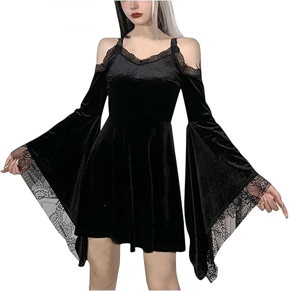 Amazon ワンピース レディース レトロ お姫 中世紀 ドレス 洋服 ゴシック風 舞台服 パーティード レスレディース ワンピース ワンピースドレス レディースチュニック ワンピース 演奏会 ピアノ 発表会 ドレス オペラ 衣装 中世 演奏会用ドレスhostingg A M