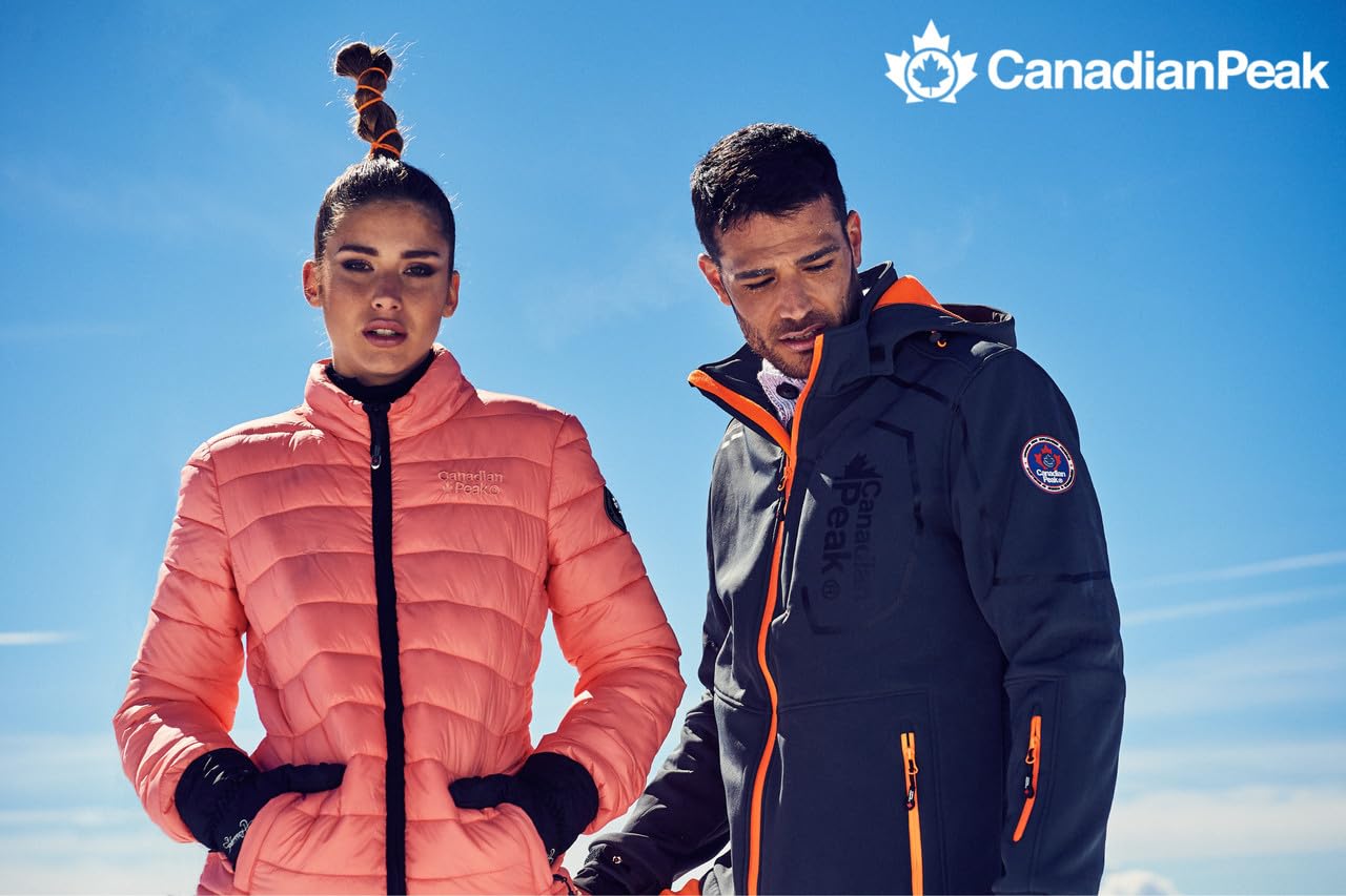 Geographical Norway Canadian Peak Mujer Chaqueta Acolchada Ligera con Capucha Plumífero Impermeable