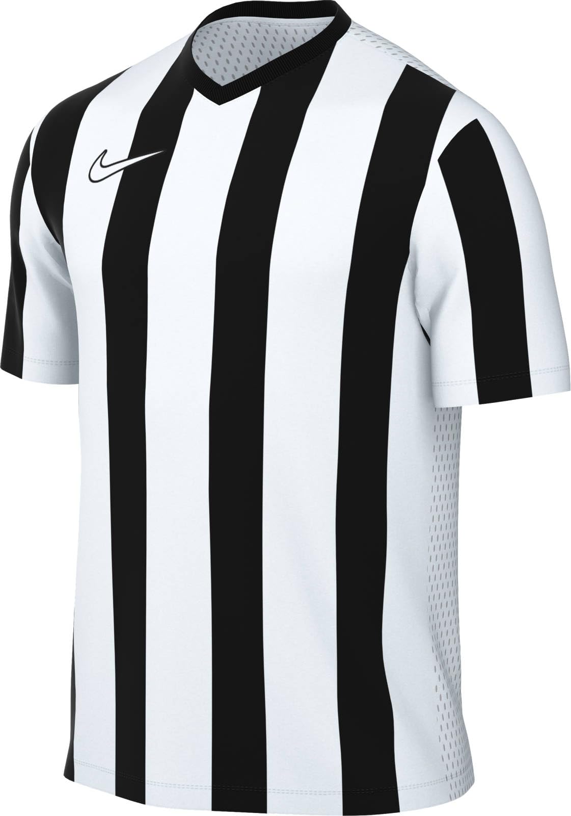 NIKE FZ9337-100 M NK DF STRP DVSN V JSY SS Sweatshirt Men's WHITE/BLACK/WHITE Size L
