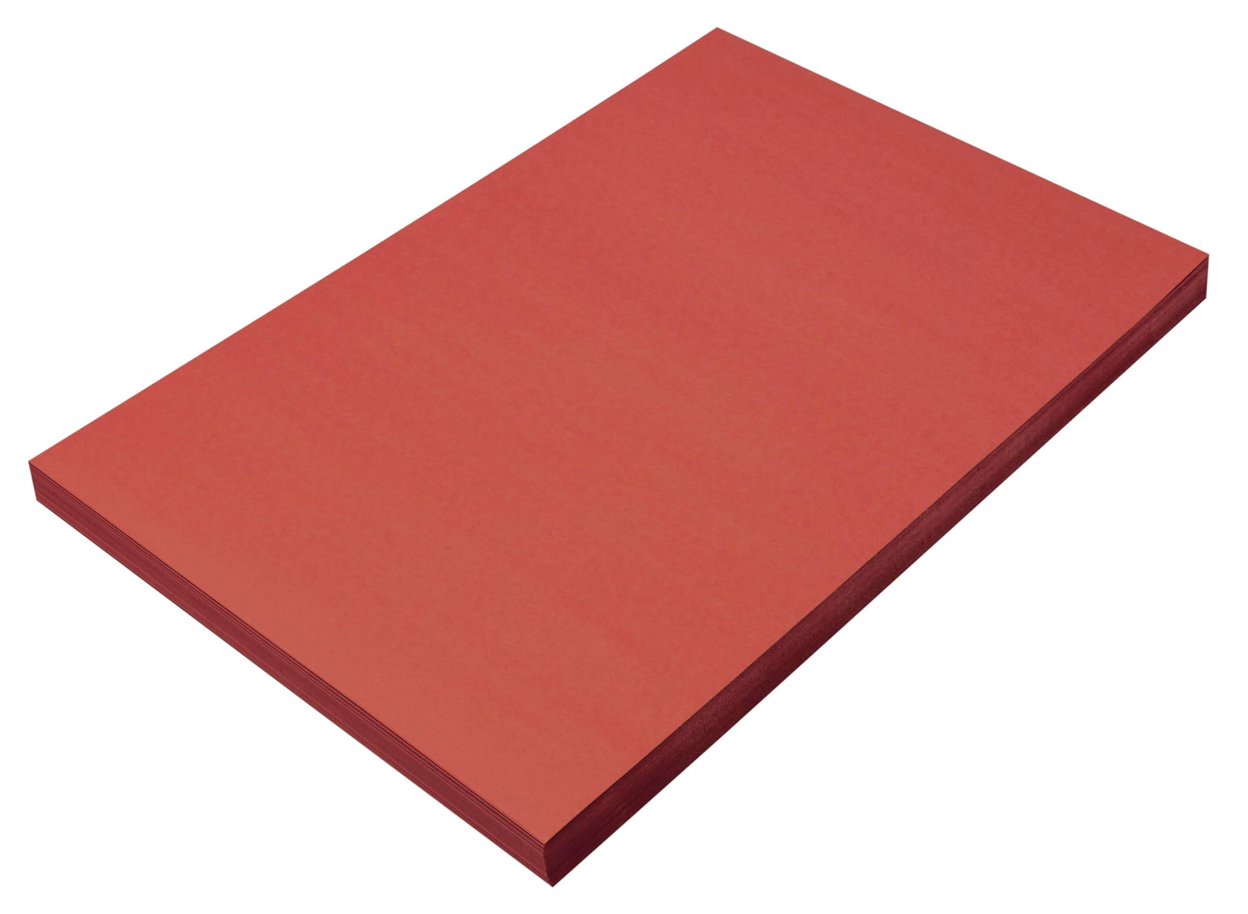 Prang (Formerly SunWorks) Construction Paper, Red, 12" x 18", 100 Sheets