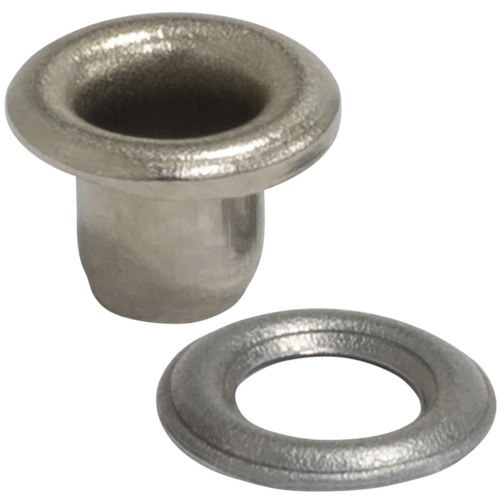 AERZETIX Lot 20 Paires Œillets à Sertir 13 Mm Nickelé - Métal Robuste Pour Bâche, Sac, Ceinture, Chaussure, Maroquinerie