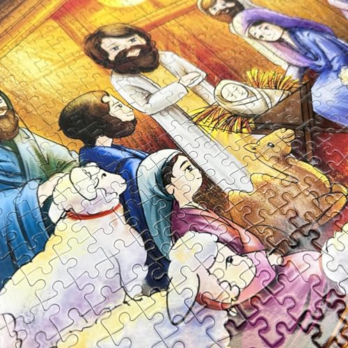 Quebra-cabeça do calendário do advento do Natal,Calendário do Advento Adulto 2023 de 27,6'' X 19,7