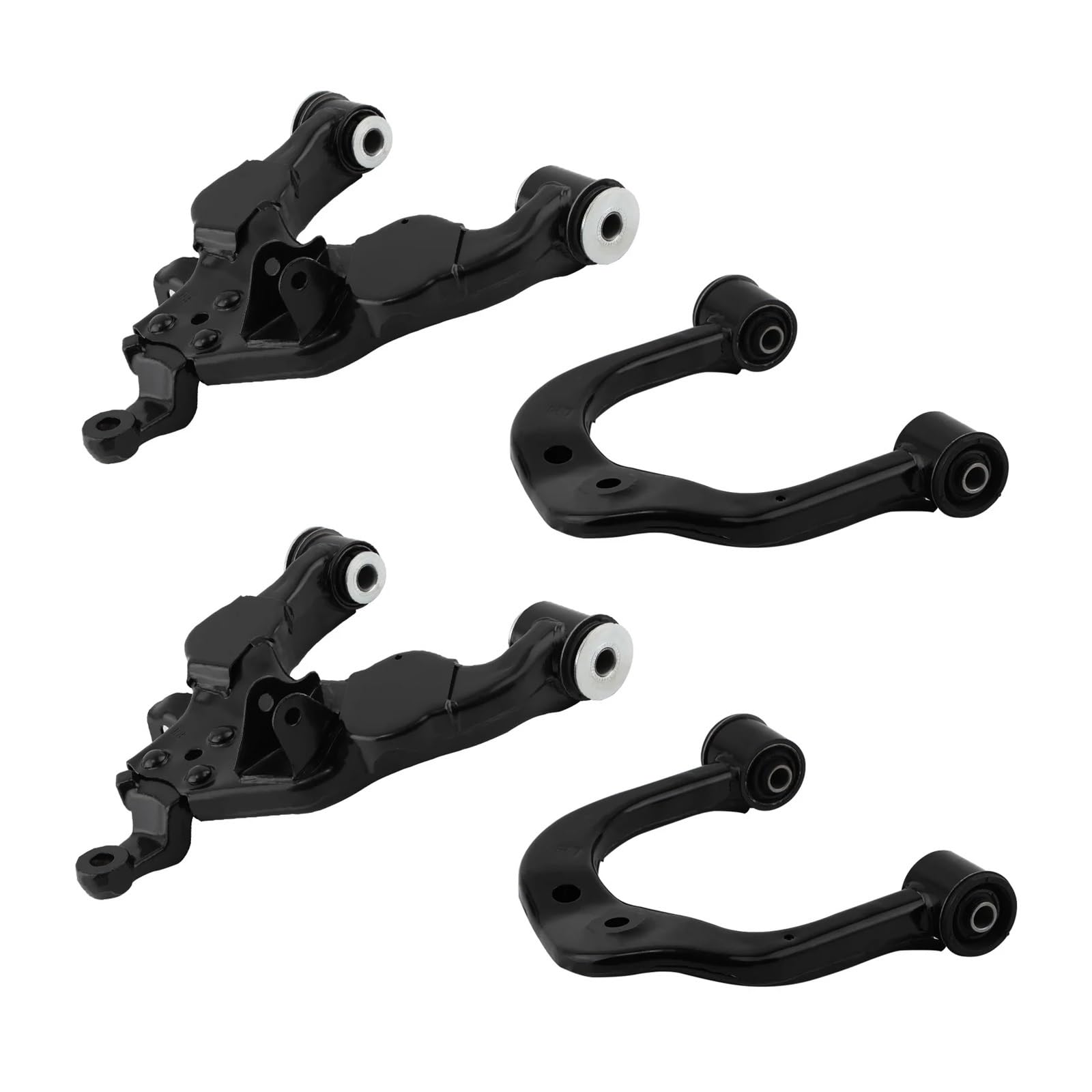 Zestaw wahaczy samochodowych do zawieszenia górnego i dolnego przedniego, kompatybilny z Toyota Tundra Pickup 2000-03, wahacze ze sworzniami kulowymi 4863034010 511-58138L 511-58138R 521-809 521