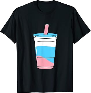 Transgender Bubble Tea Trans Pride T-Shirt