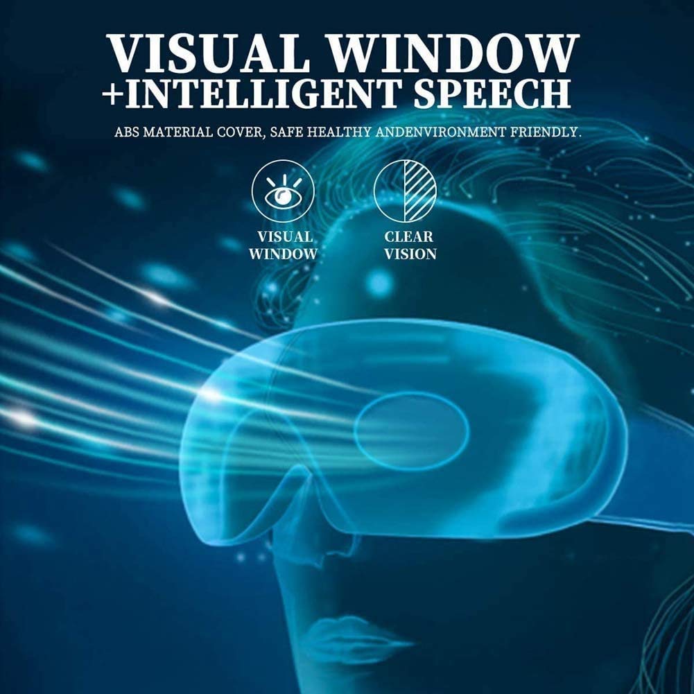 Masajeador de ojos con calor, vibración, masaje con bolsa de aire, masajeador de terapia de ojos recargable con música Bluetooth for aliviar la tensión ocular, círculos oscuros, bolsas de ojos,