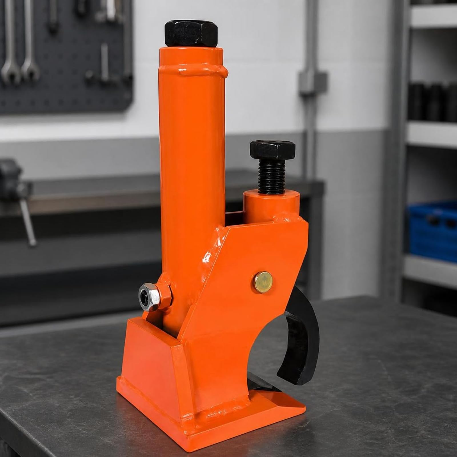 Almencla Strumento con Anteriore Portatile | Stallonatore Manuale per Pneumatici, Durevole, Garage, Meccanici, Nero