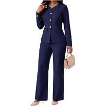 Agenlulu Womens 2 Piece Business Casual Outfits Dressy Pants Suits