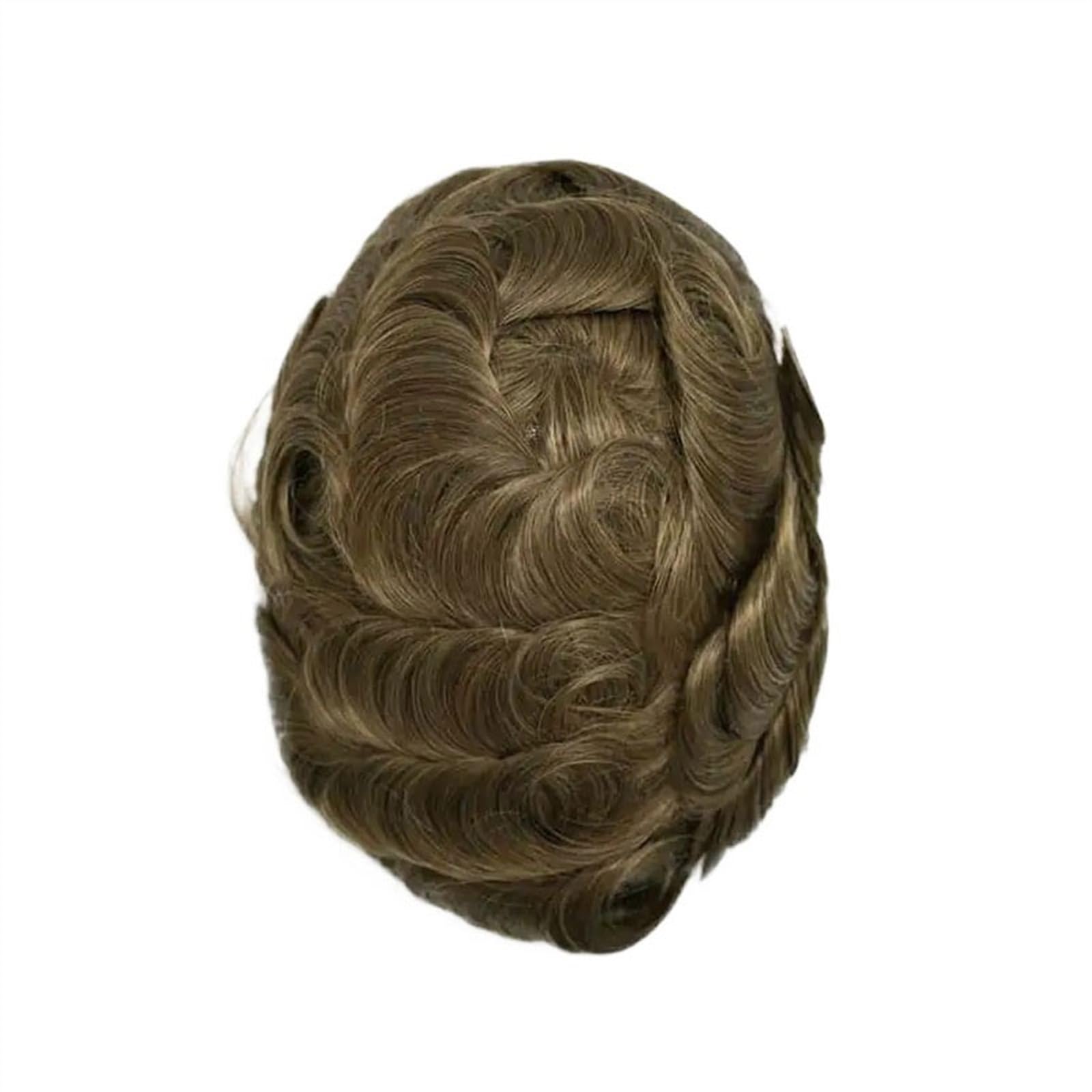 Tupet dla mężczyzn, 0,03 mm, bardzo cienka skóra, męskie włosy, proteza, kapilara, naturalne peruki męskie, protetyka, Capilar Masculina, naturalnie wyglądające treski (Lightest Bro