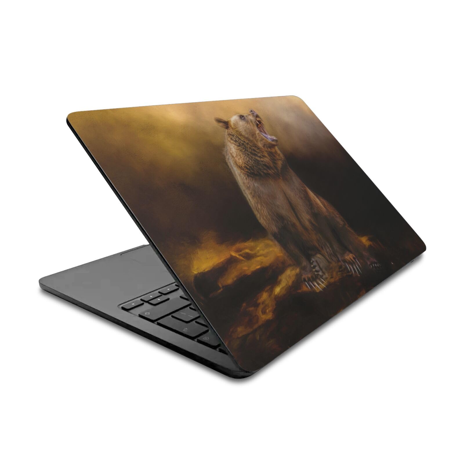 Skin MacBook Air 13.6 ours Simone Gatterwe en vinyle durable