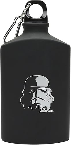 Miniatura 2 de Zak Designs SWRG-0070 Star Wars Stormtrooper - Termo de aluminio (18.0 fl oz, acabado negro mate, con mosquetón)