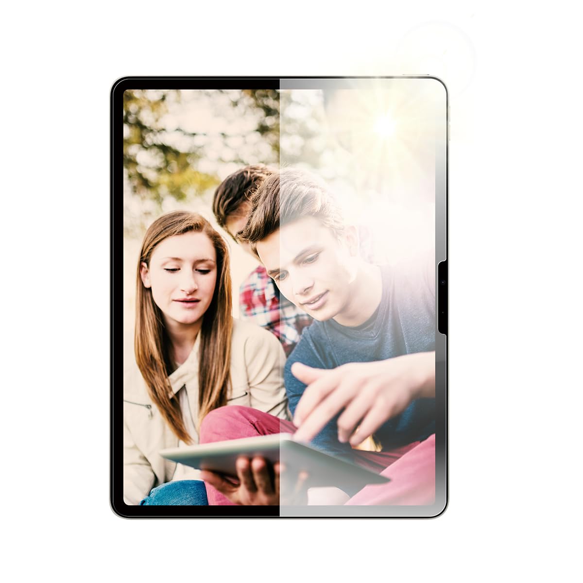 PanzerGlass Protector de pantalla antirreflectante para iPad Air de 13 pulgadas M3/M2 y iPad Pro de 13 pulgadas M4 | Cristal templado de pantalla completa, protección contra caídas y arañazos