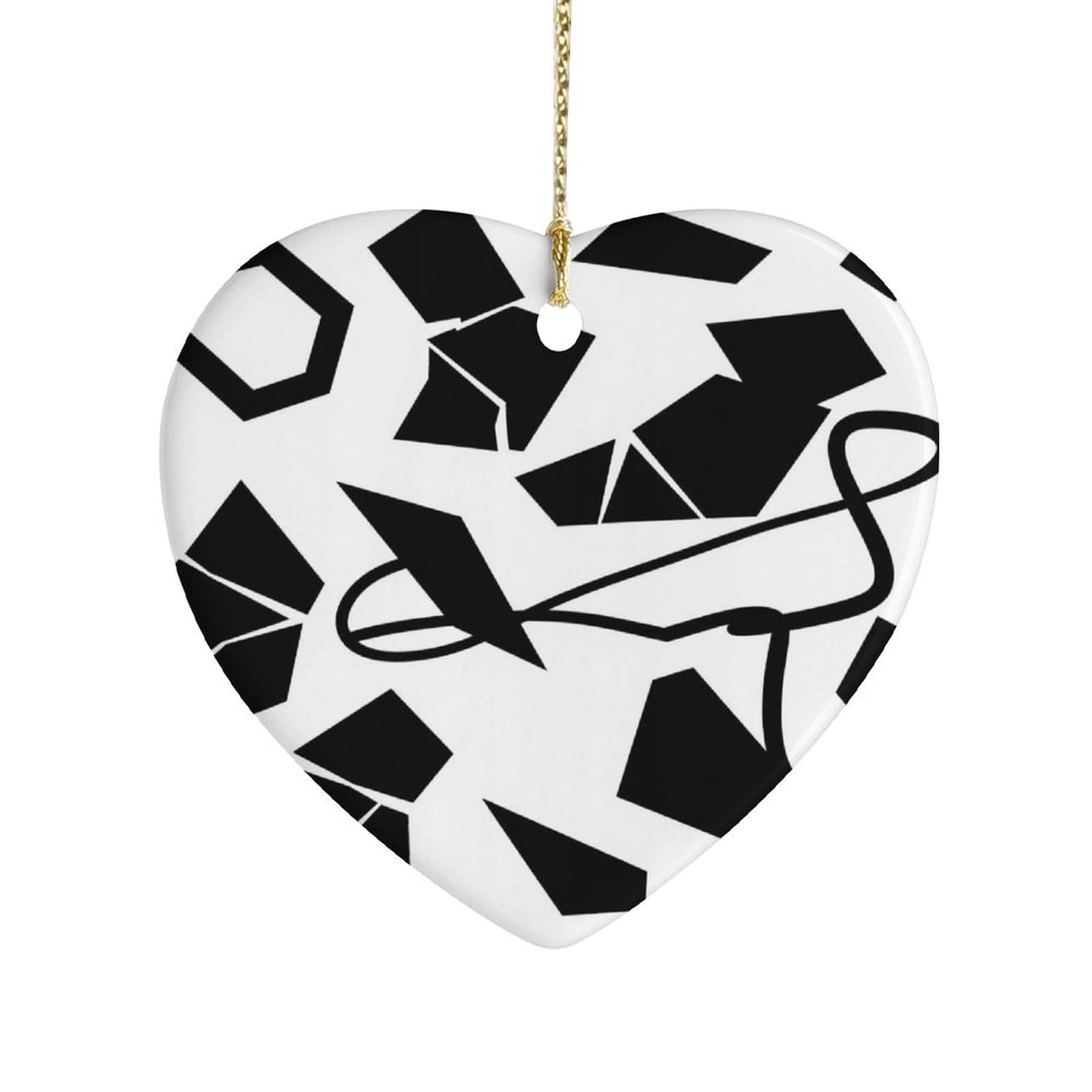 Fekiloot Style Geometry Ceramic Ornament Home Decor Keepsake