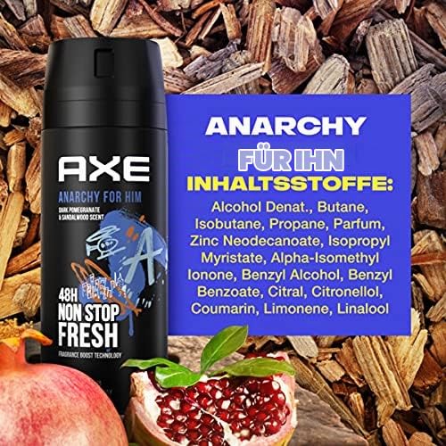 AXE Anarchy for Him Bodyspray 12x 150ml