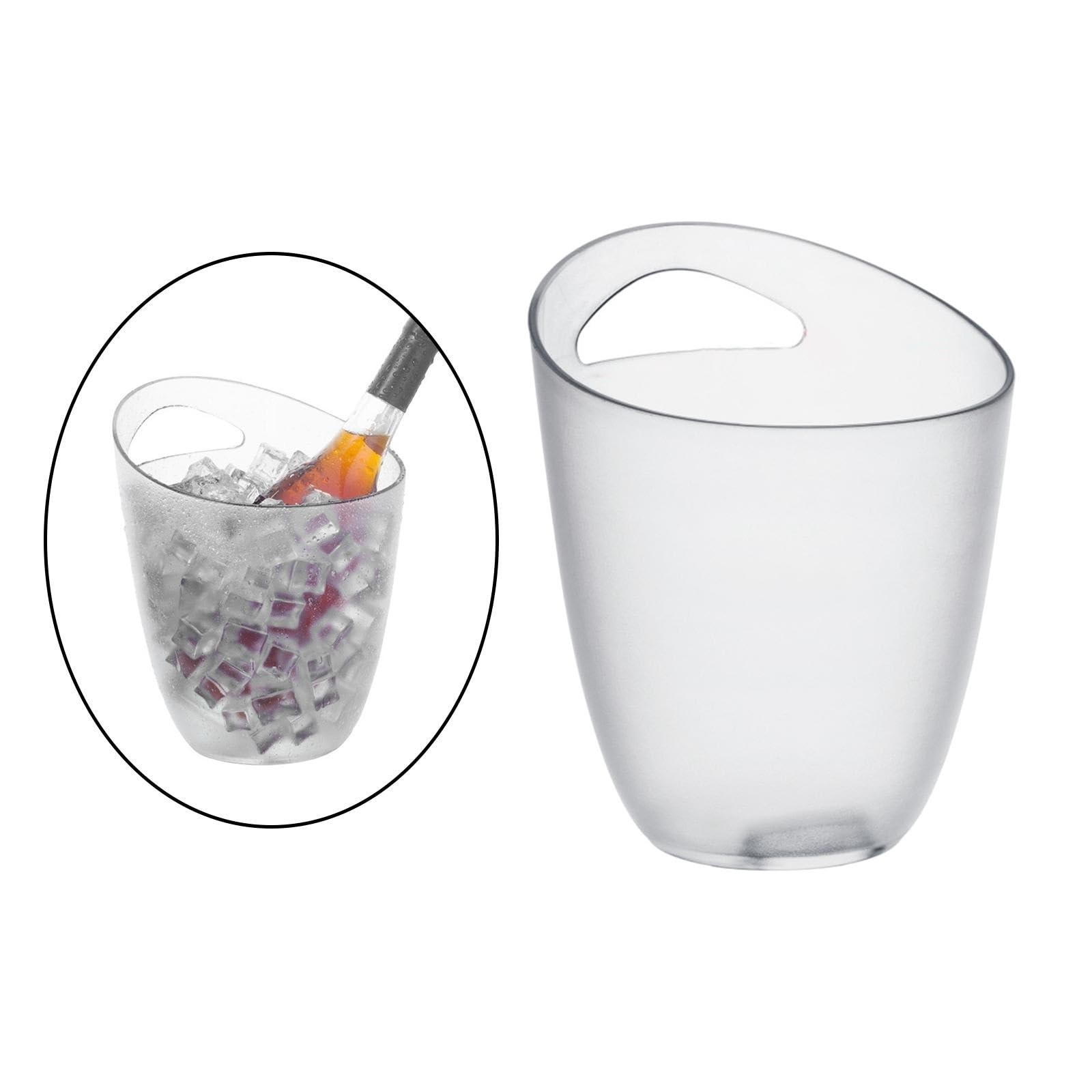 Cubiteras Cubo de hielo transparente, cubo for bebidas, cubo de agua, champán, cerveza, enfriador de vino for cóctel, botella de vino, restaurante, champán, taberna, suministros for bar Cubo de Hielo