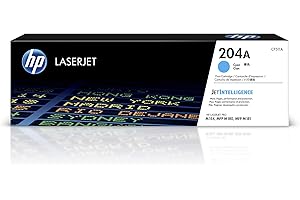 Four-Pack of HP 204A Cyan Toner Cartridges: An Affordable and Efficient Color Printing Solution