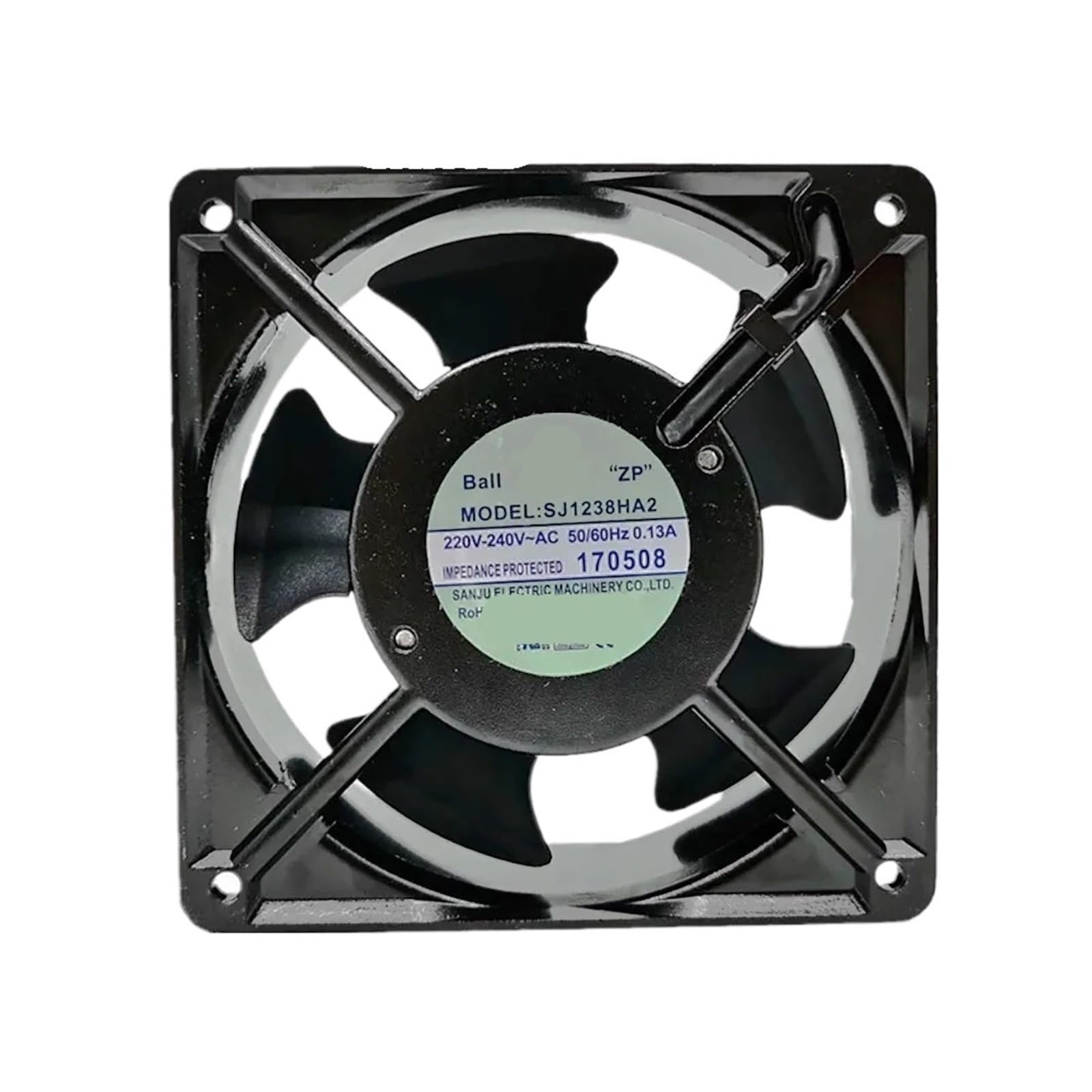 OKEWGHFL SJ1238HA2 220V 0.13A 2 Pin 120 * 120 * 38mm Chassis Cooling Fan