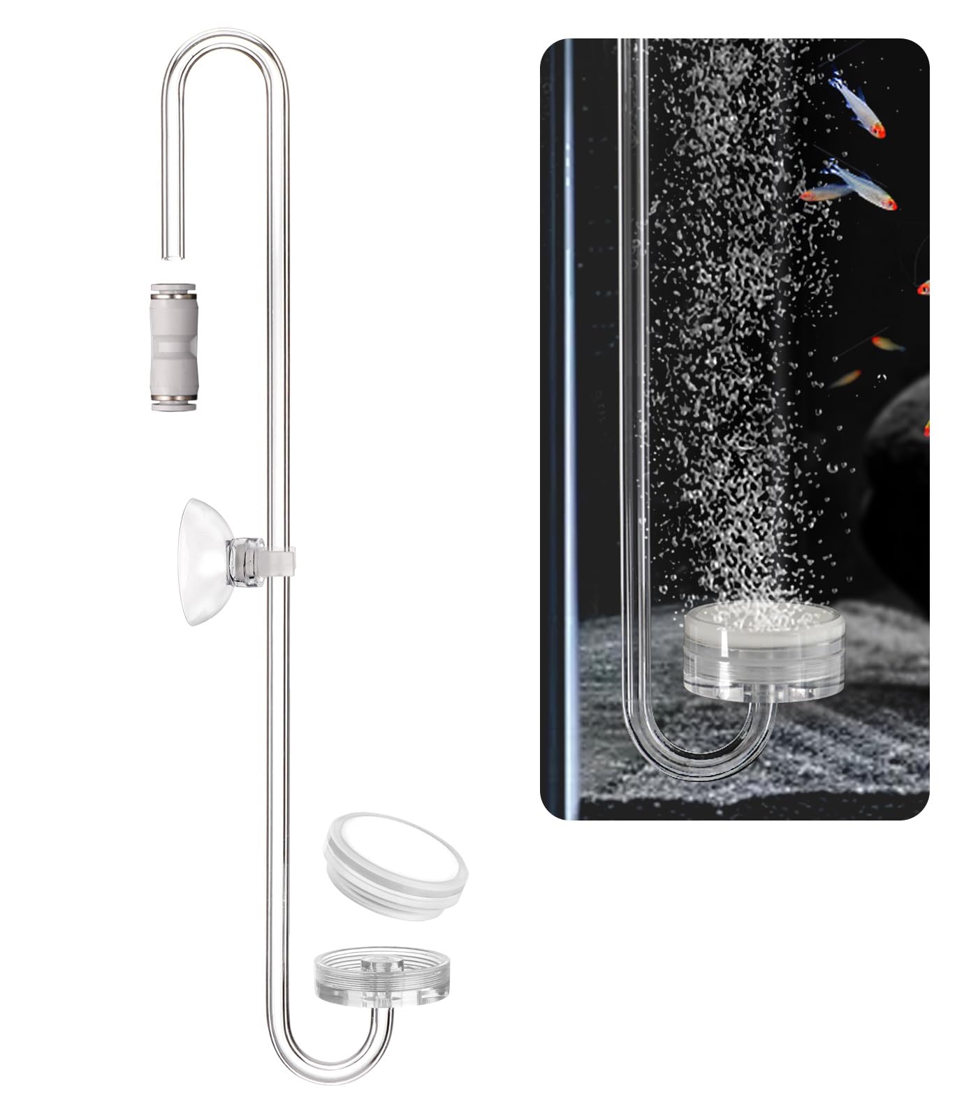 小型水槽に最適!美しく静かなエアーディフューザー体験