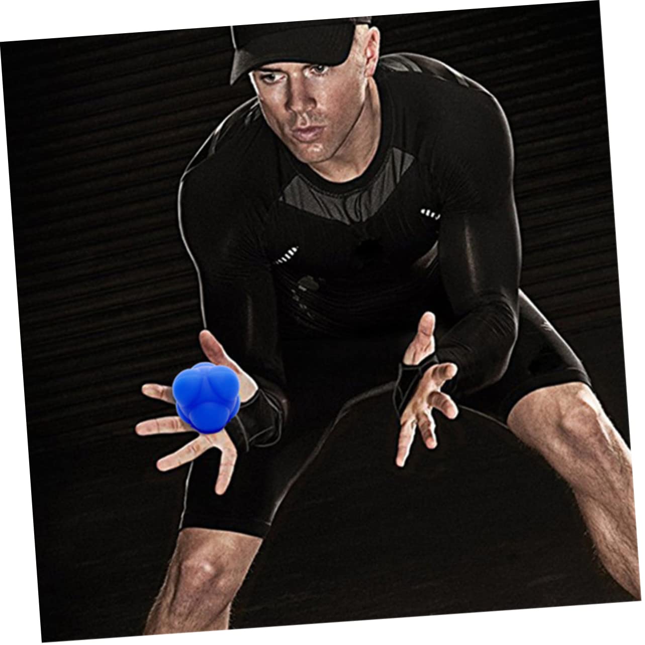 BESPORTBLE 1pc Hexagonal Silicone Training Agility Workout Sphere for Speed Coordination Bouncing for Men Women for Athletes Rehabilitation