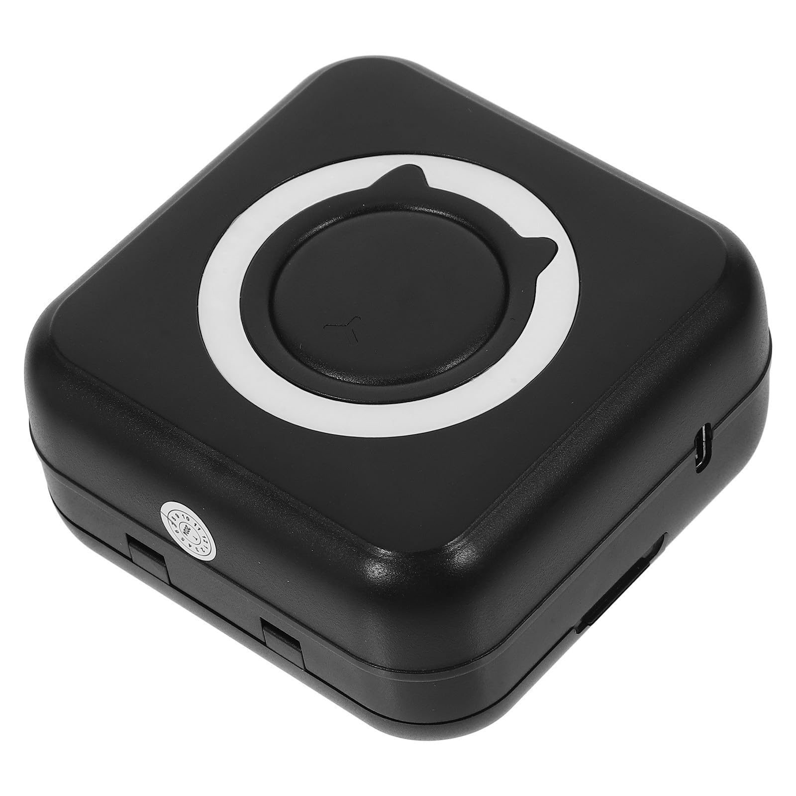 Uonlytech Impresora Térmica Portátil sin Tinta Negra, Diseño Compacto de Plástico, Adecuado para Imprimir Fotos y Notas Lugar