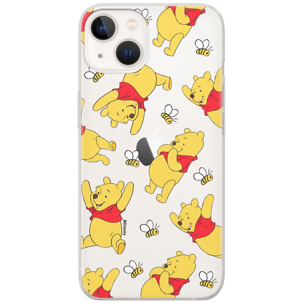 ERT GROUP mobile phone case for Iphone 13 MINI original and officially Licensed Disney pattern Winnie the Pooh & Friends 043 optimally adapted to the shape of the mobile phone, partially transparent