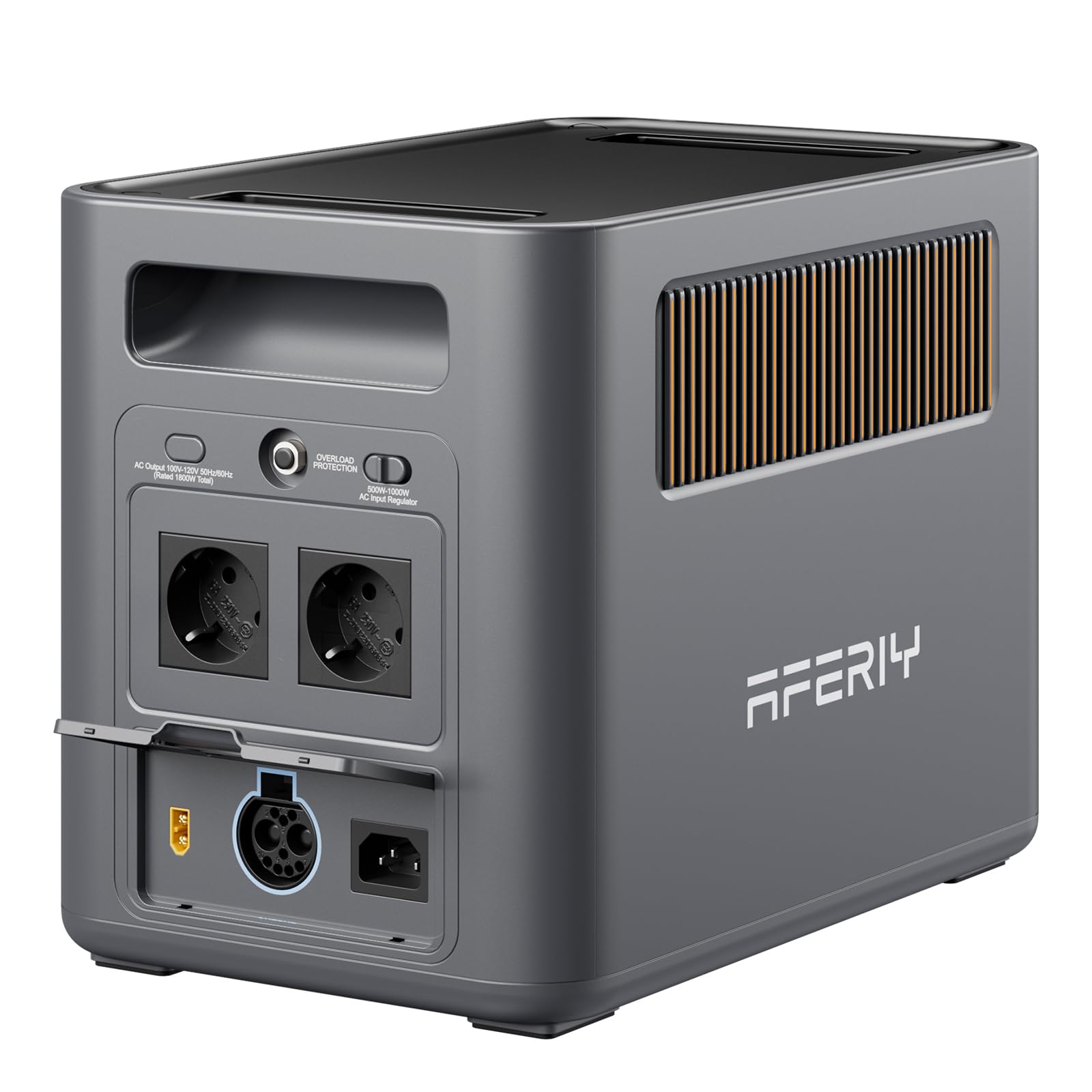 AFERIY 1800W Tragbare Powerstation 1024Wh, Erweiterbar Auf 5120Wh LiFePO4 Solargenerator & 1Std Schnellladung,<10ms USV, 9 Ausgänge, mit APP, Reine Sinuswelle 230V, für Camping/Garten/Notfall 【26 Neu】