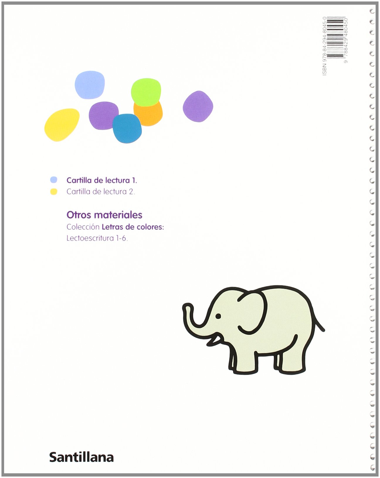Cartilla de lectura 1, Educación Infantil