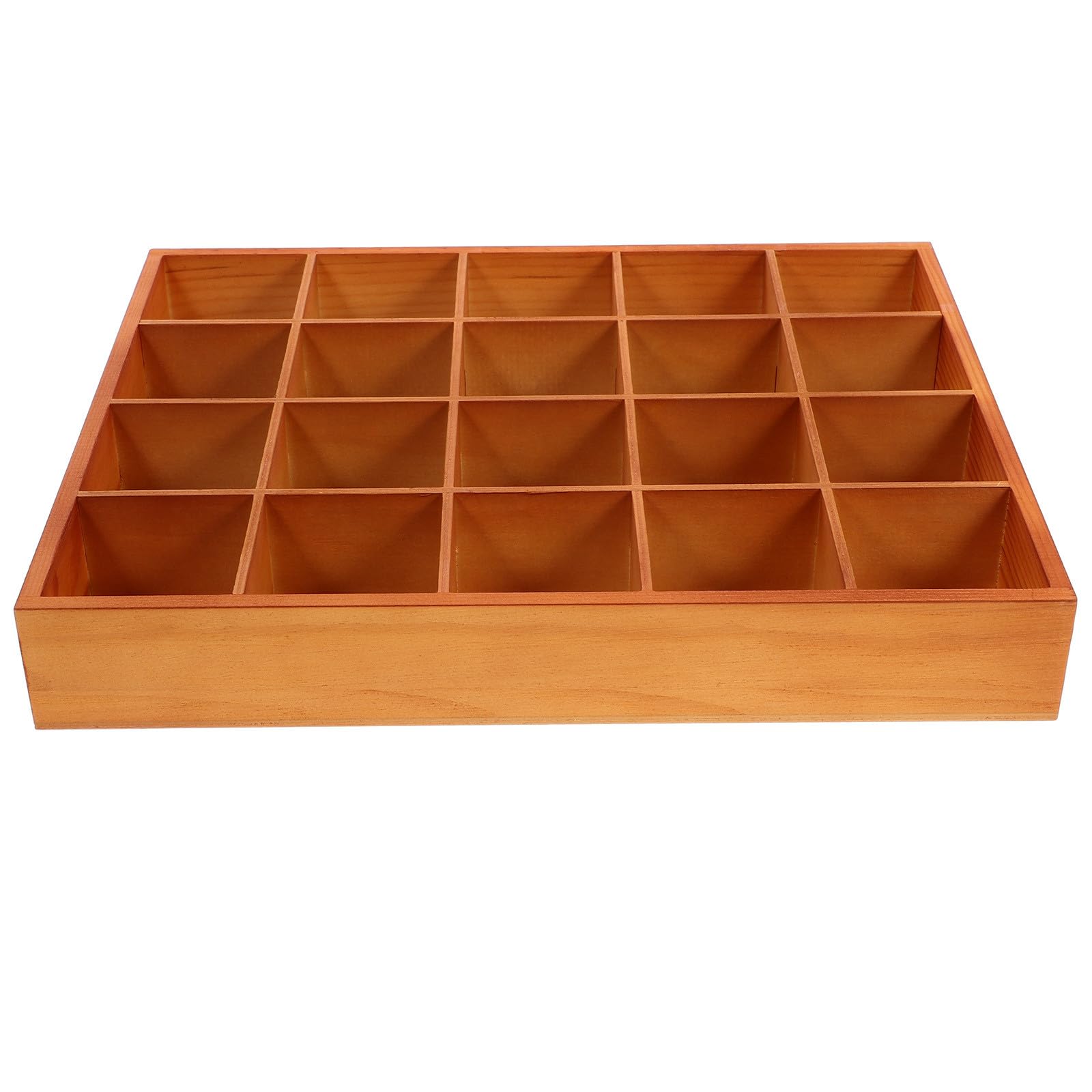 Boîte de rangement en bois espace ample pour tiroirs et petits objets