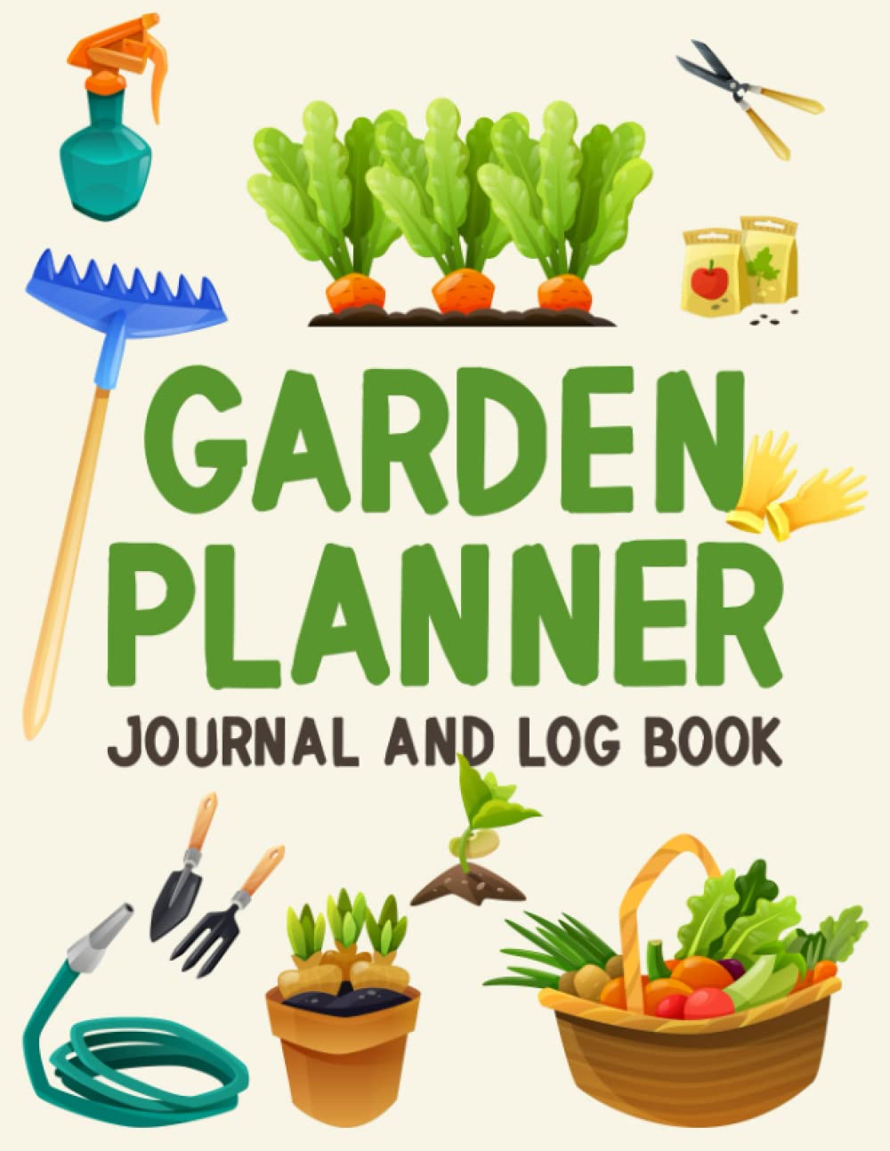 Garden Planner, Journal and Log Book Detailed Gardening Organizer